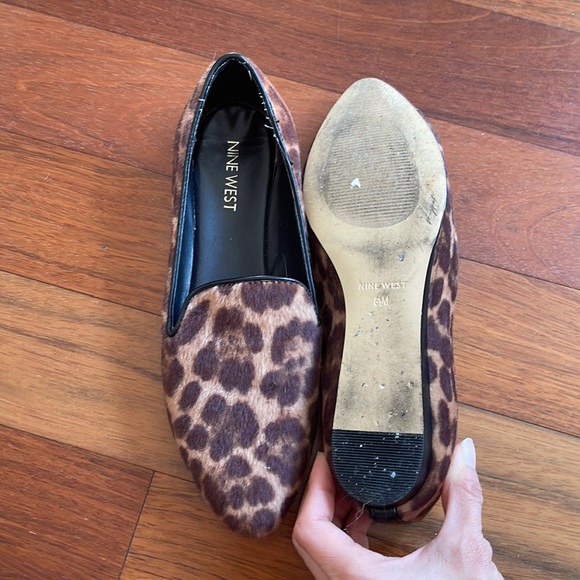 Nine West animal print flat sz 6.5 - Picture 3 of 4